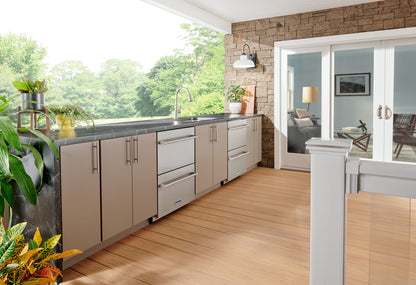 THOR Kitchen 24" 5.4 cu. ft. Indoor or Outdoor Refrigerator Drawer, TRF24U