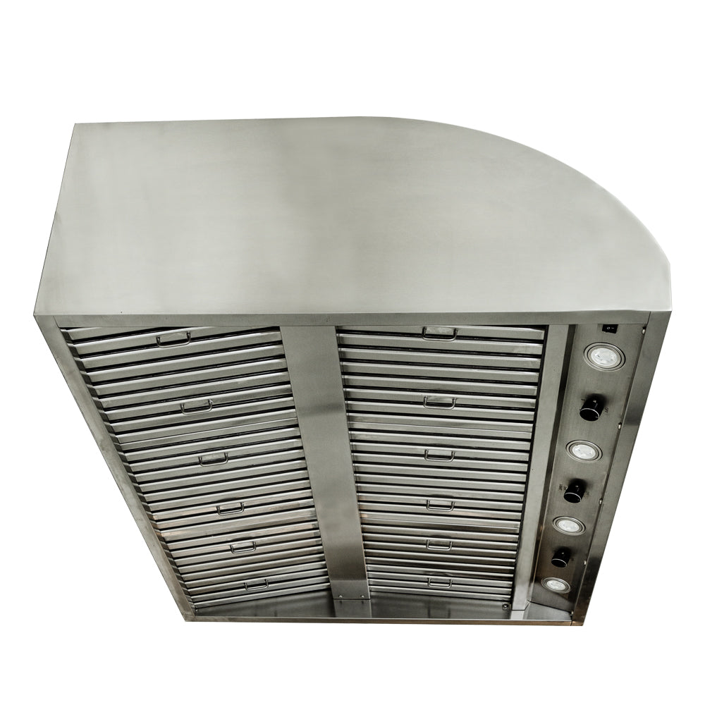 Blaze 42 in. Stainless Steel Outdoor Vent Hood with 2,000 CFM, BLZ-42-VHOOD