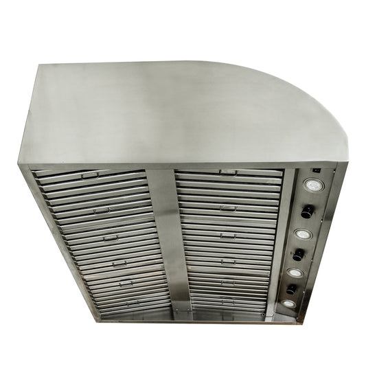 Blaze 42 in. Stainless Steel Outdoor Vent Hood with 2,000 CFM, BLZ-42-VHOOD