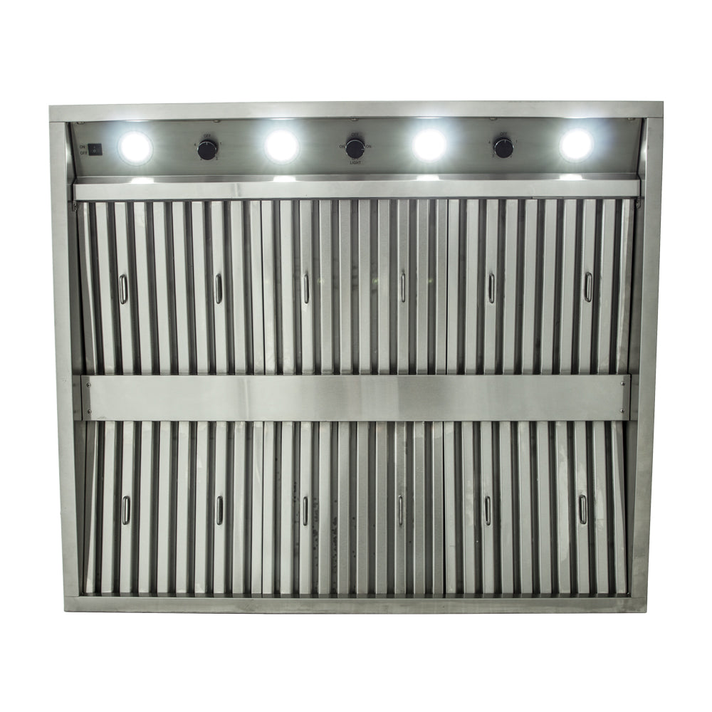 Blaze 42 in. Stainless Steel Outdoor Vent Hood with 2,000 CFM, BLZ-42-VHOOD