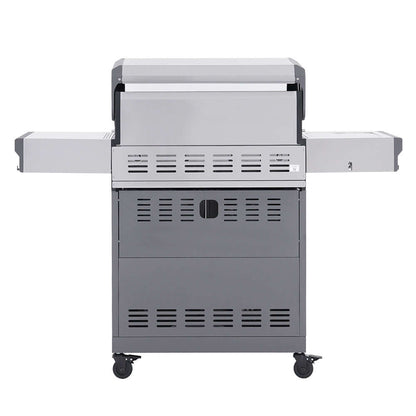 Monument Grills Eminence 405 Series | 4 Burner Tech Propane Gas Grill in Stainless Steel