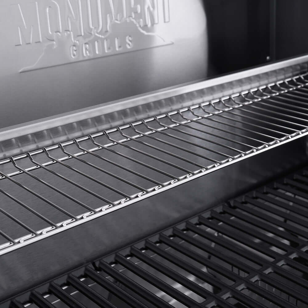 Monument Grills Eminence 405 Series | 4 Burner Tech Propane Gas Grill in Stainless Steel