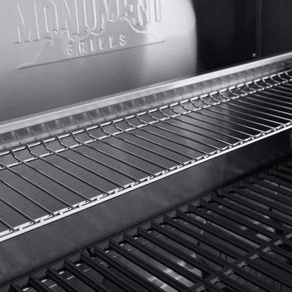 Monument Grills Eminence 405 Series | 4 Burner Tech Propane Gas Grill in Stainless Steel