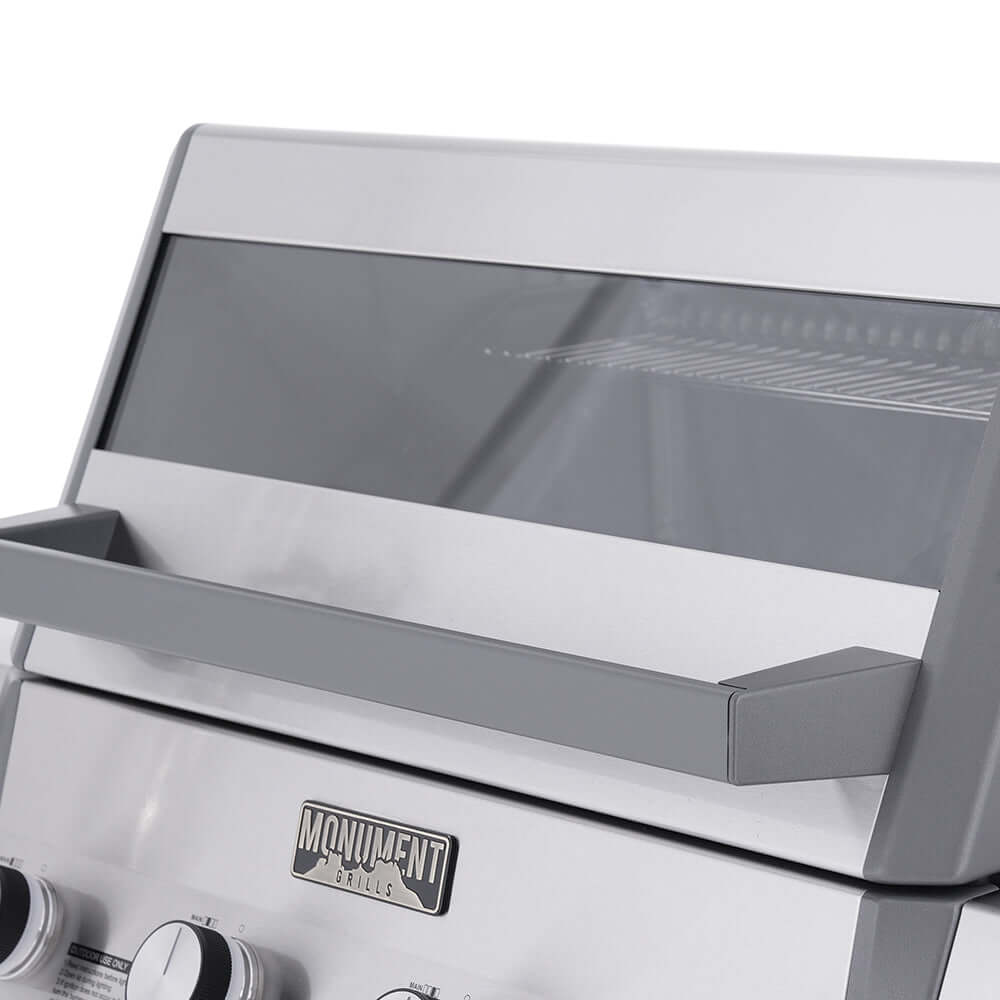 Monument Grills Eminence 405 Series | 4 Burner Tech Propane Gas Grill in Stainless Steel