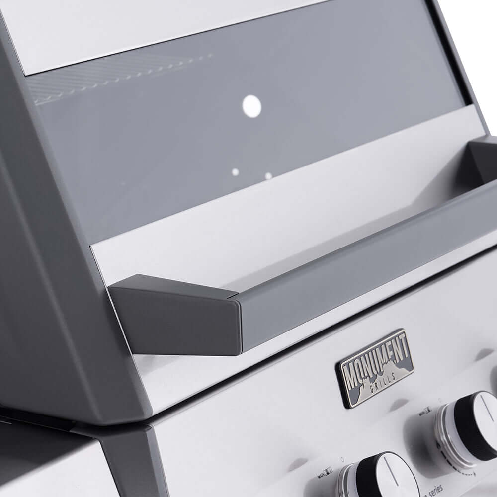 Monument Grills Eminence 405 Series | 4 Burner Tech Propane Gas Grill in Stainless Steel