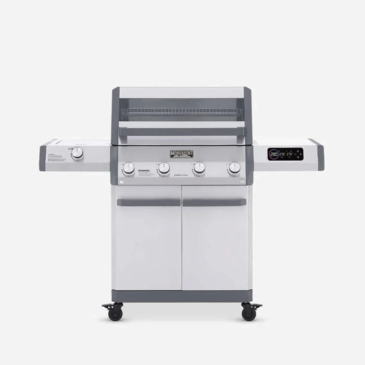 Monument Grills Eminence 405 Series | 4 Burner Tech Propane Gas Grill in Stainless Steel
