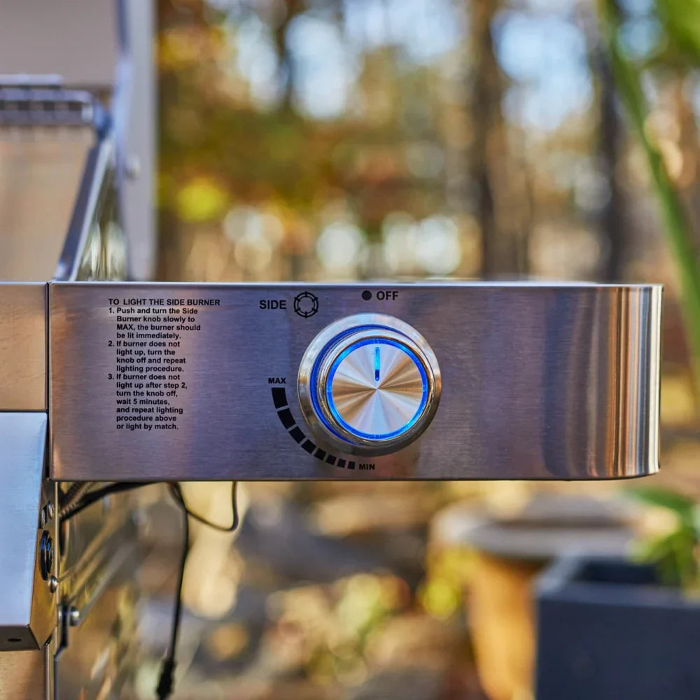 Monument Grills Classic 77352 Series | 6 Burner Propane Gas Grill in Stainless Steel