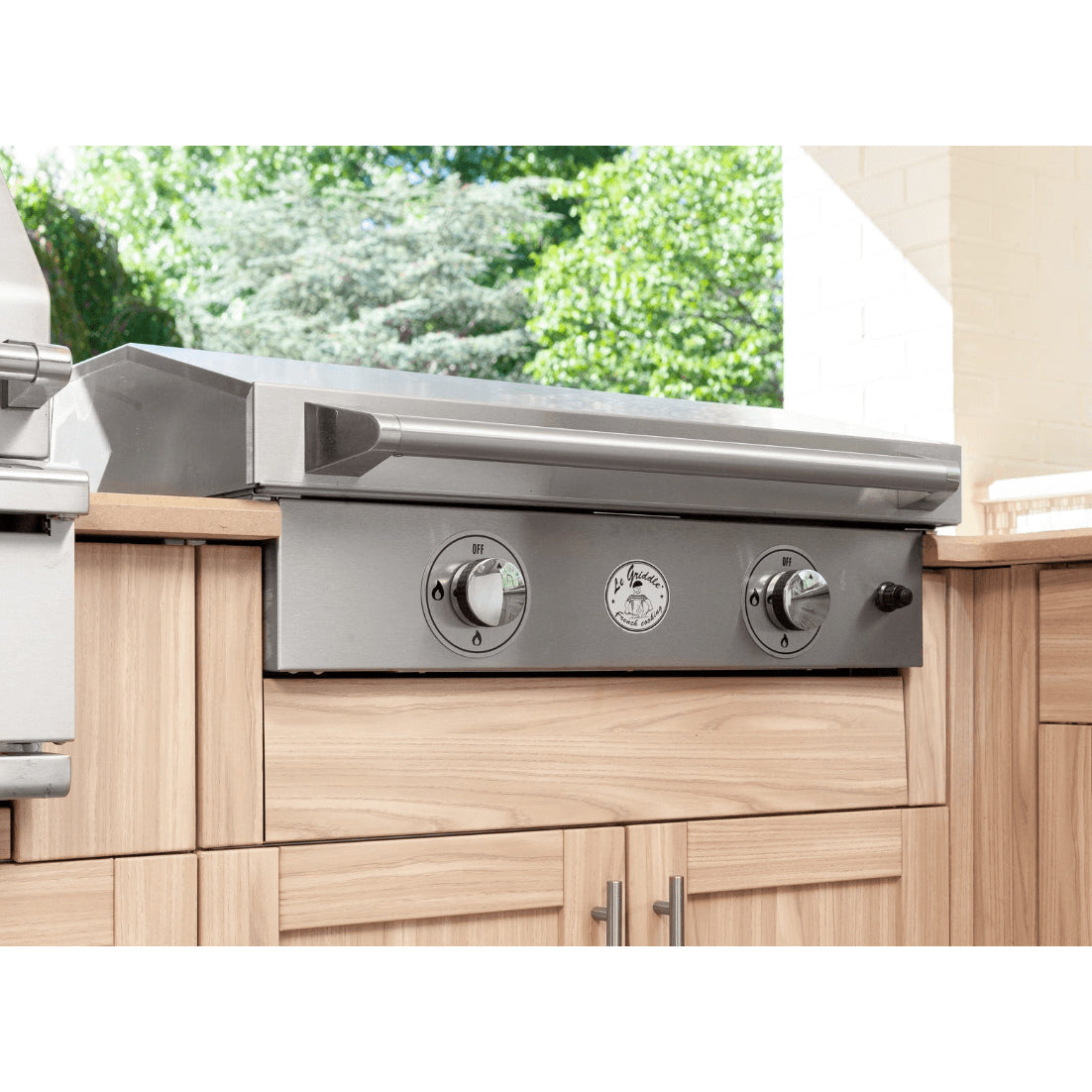 Le Griddle Ranch Hand 2-Burner Built-In/Tabletop Gas Griddle - GFE75