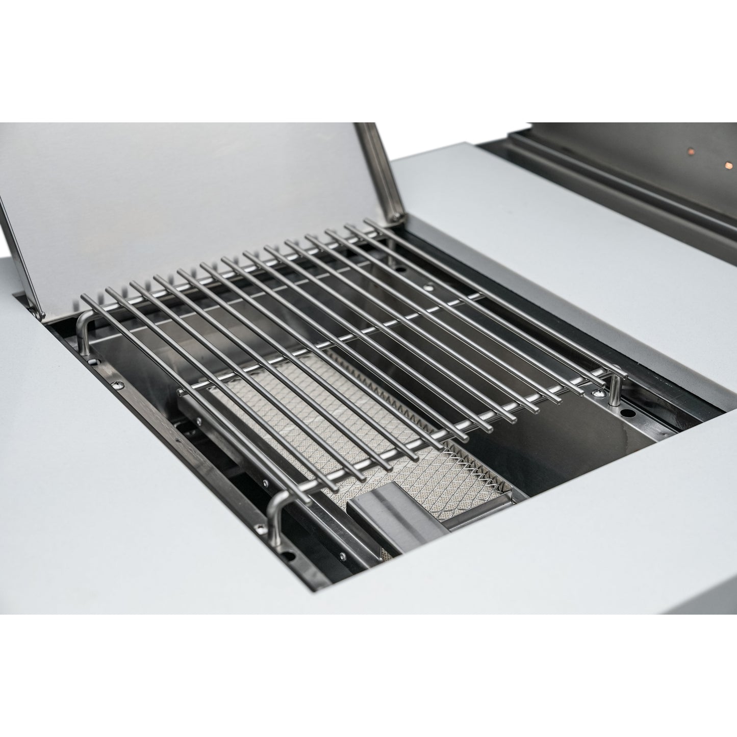 Mont Alpi 400 Deluxe BBQ Grill Island with Extra Storage & Fridge - MAi400-DFCXL