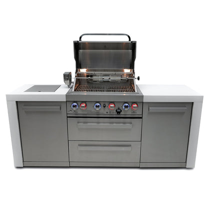 Mont Alpi 400 Deluxe BBQ Grill Island - MAi400-D