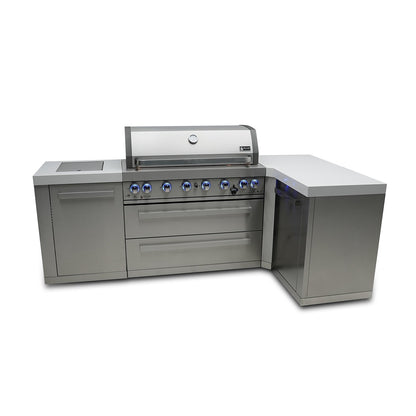 Mont Alpi 805 BBQ Grill Island with L-Shape - MAi805-90
