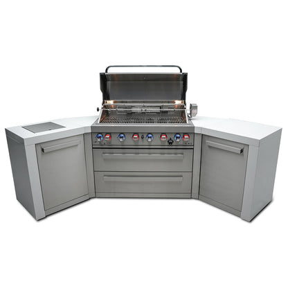 Mont Alpi 805 Deluxe BBQ Grill Island with V-Shape - MAi805-D45