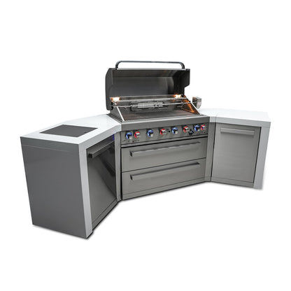Mont Alpi 805 Deluxe BBQ Grill Island with V-Shape - MAi805-D45