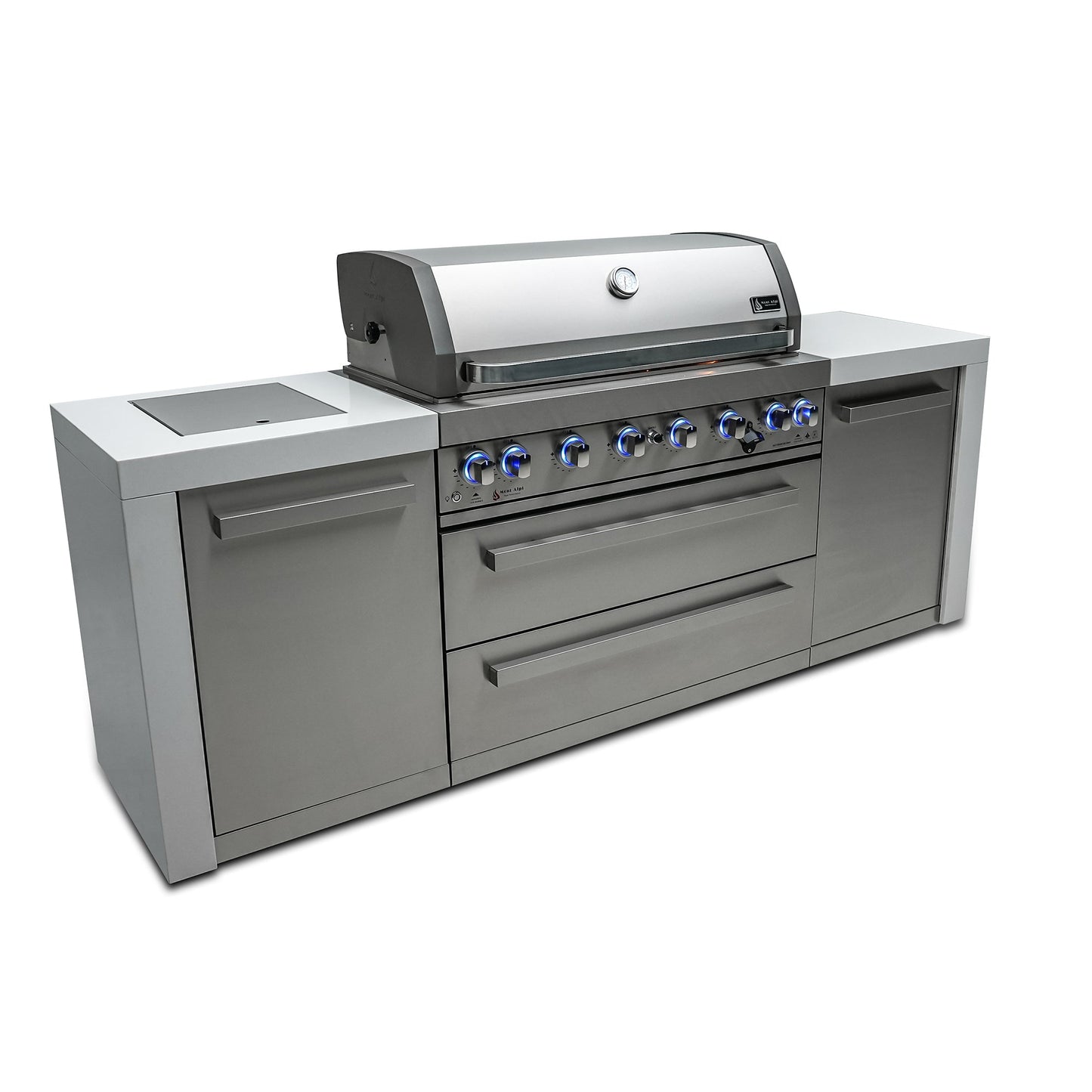 Mont Alpi 805 Deluxe BBQ Grill Island - MAi805-D