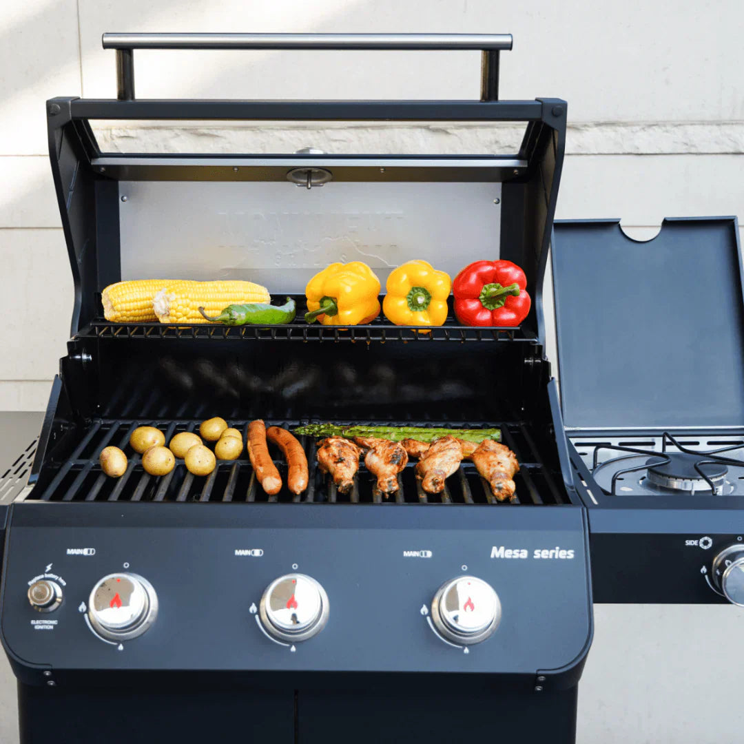 Monument Grills Mesa 325 Series | 3 Burner Propane Gas Grill in Black