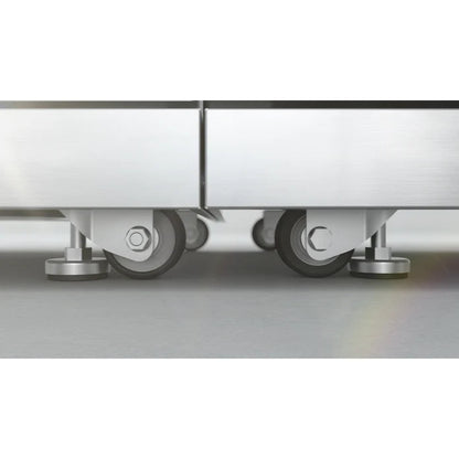 Mont Alpi 805 BBQ Grill Island with L-Shape & Beverage Center - MAi805-90BEV