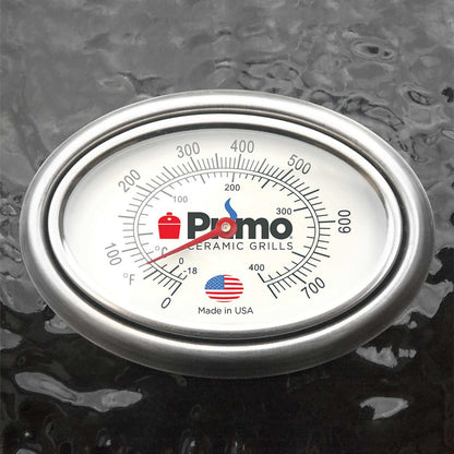 Primo Oval Large 300 Ceramic Kamado Grill with Cradle & Side Shelves