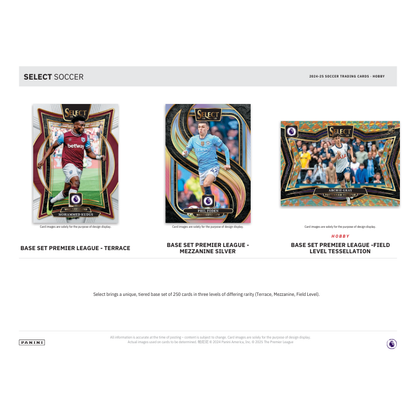 2024/25 Panini Select Premier League Soccer Hobby 12 Box Case