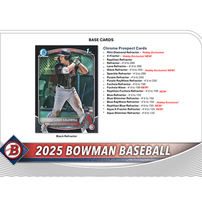 2025 Bowman Baseball Hobby Box