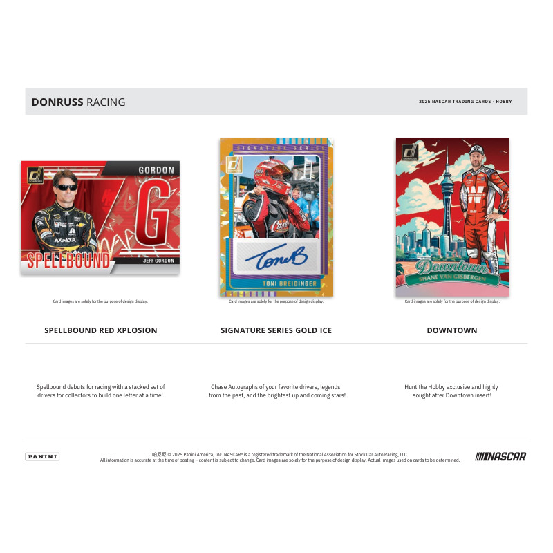 2025 Panini Donruss Racing Hobby Box