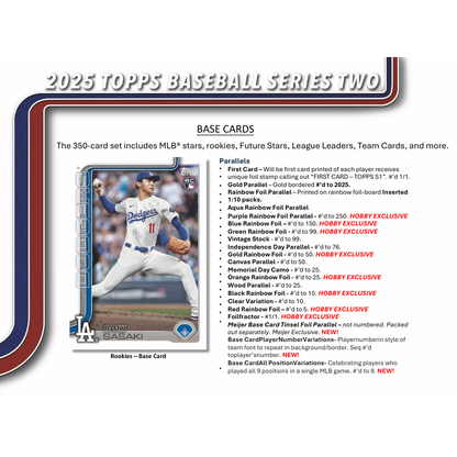2025 Topps Series 2 Baseball Hobby Box