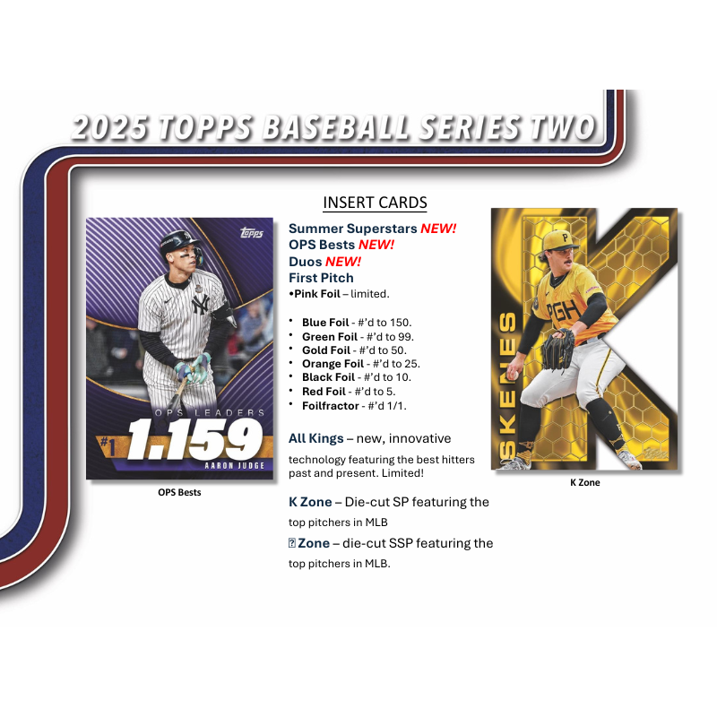 2025 Topps Series 2 Baseball Hobby Box