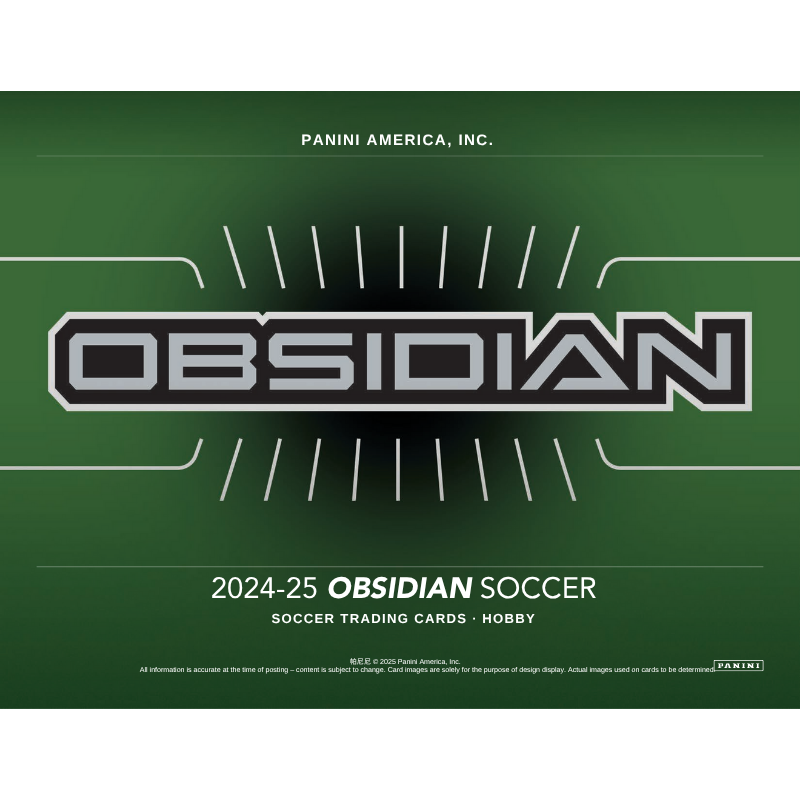 2024/25 Panini Obsidian Soccer Hobby 12 Box Case