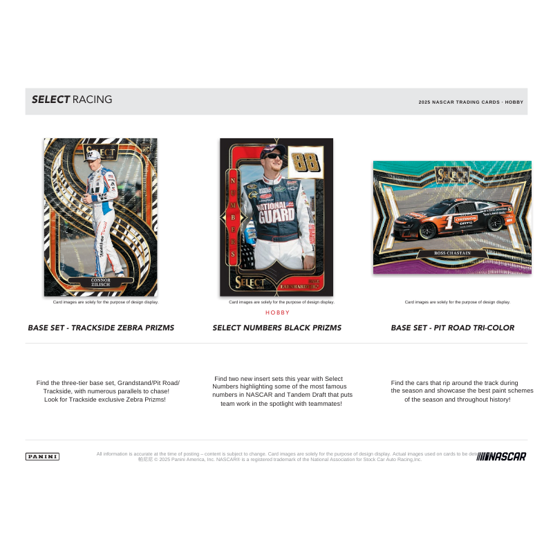 2025 Panini Select Racing Hobby Box