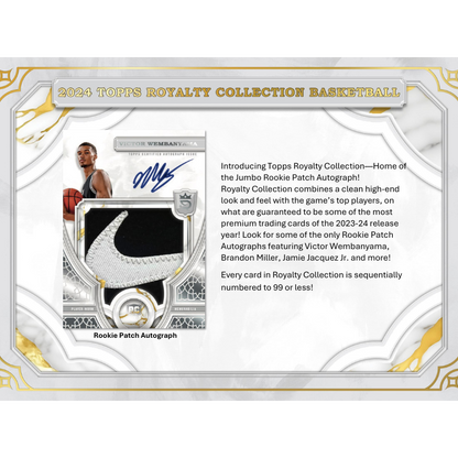 2023/24 Topps Royalty Collection Basketball Hobby Box