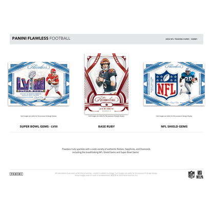 2024 Panini Flawless Football Hobby 2 Box Case