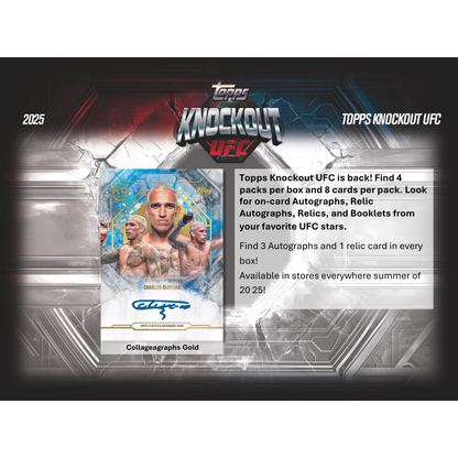2025 Topps Knockout UFC Hobby Box
