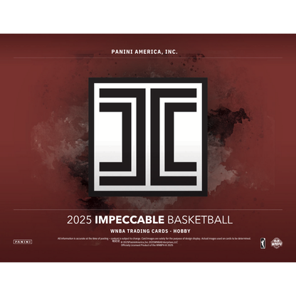 2025 Panini Impeccable WNBA Basketball Hobby 3 Box Case