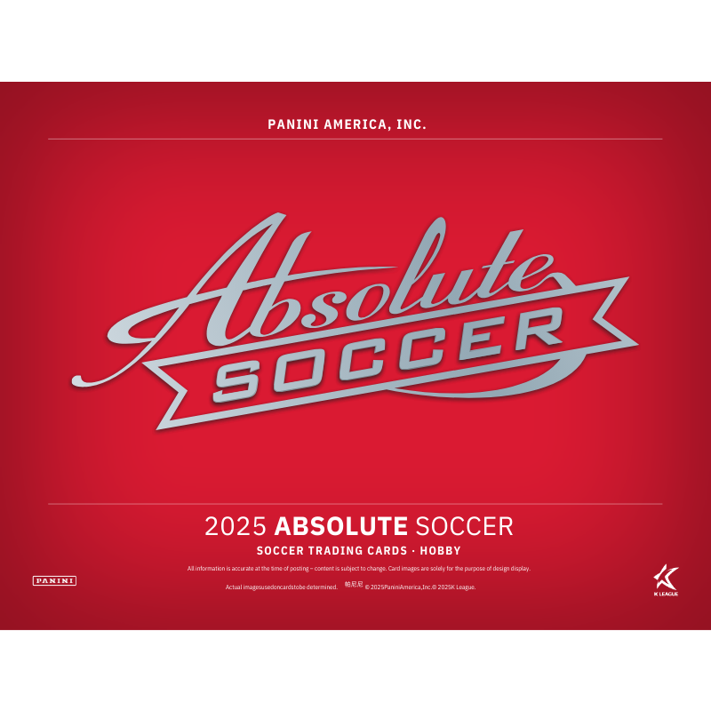 2025 Panini Absolute K League Soccer Hobby 12 Box Case