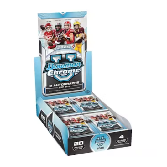 2025 Bowman University Chrome Football Hobby Box