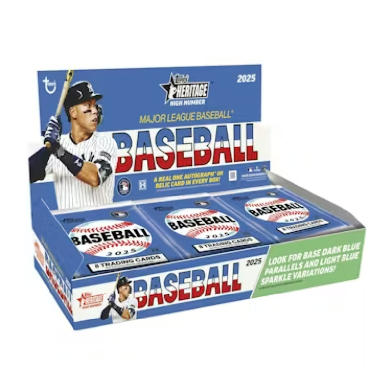 2025 Topps Heritage High Number Baseball Hobby 12 Box Case