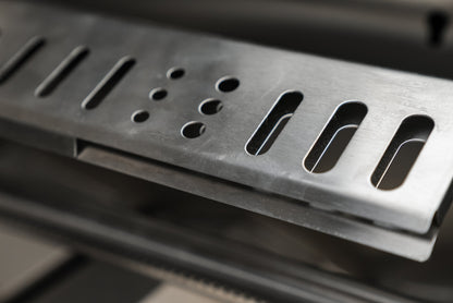 Mont Alpi 400 Deluxe BBQ Grill Island with Beverage Center, Kegerator, Extra Storage & Fridge - MAi400-DKEGBEVFCXL