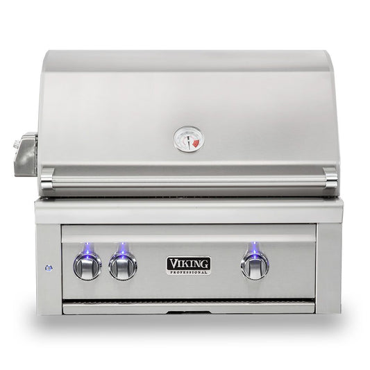 Viking 5 Series 30-Inch Stainless Steel Built-In Grill with ProSear Burner & Rotisserie