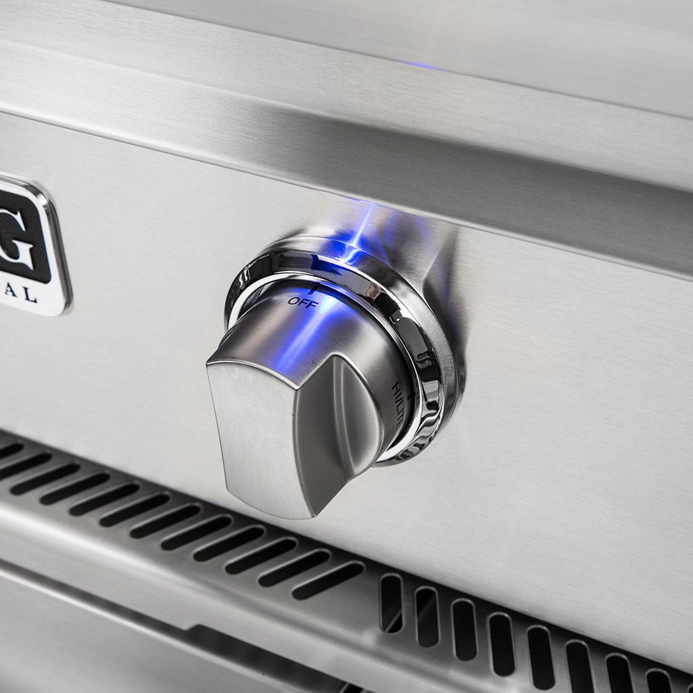 Viking 5 Series 54-Inch Stainless Steel Freestanding Grill with ProSear Burner & Rotisserie