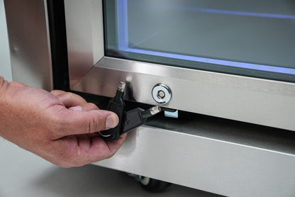 Mont Alpi 400 Deluxe BBQ Grill Island with Beverage Center, Kegerator, Kamado Module & Extra Drawer Storage - MAi400-DKEGBEVKAMDR