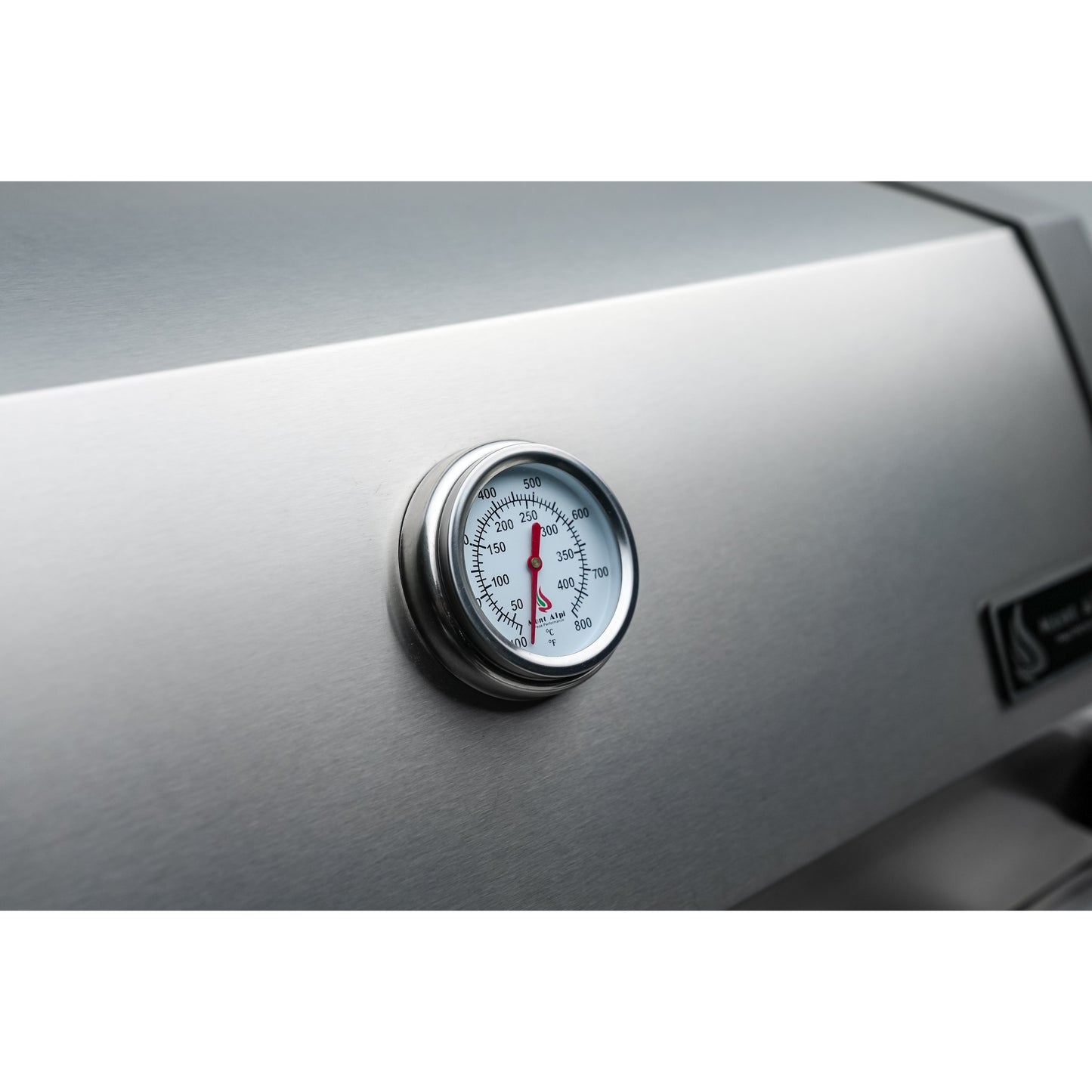 Mont Alpi 400 Deluxe BBQ Grill Island with L-Shape, Beverage Center, Extra Storage & Fridge - MAi400-D90BEVFCXL